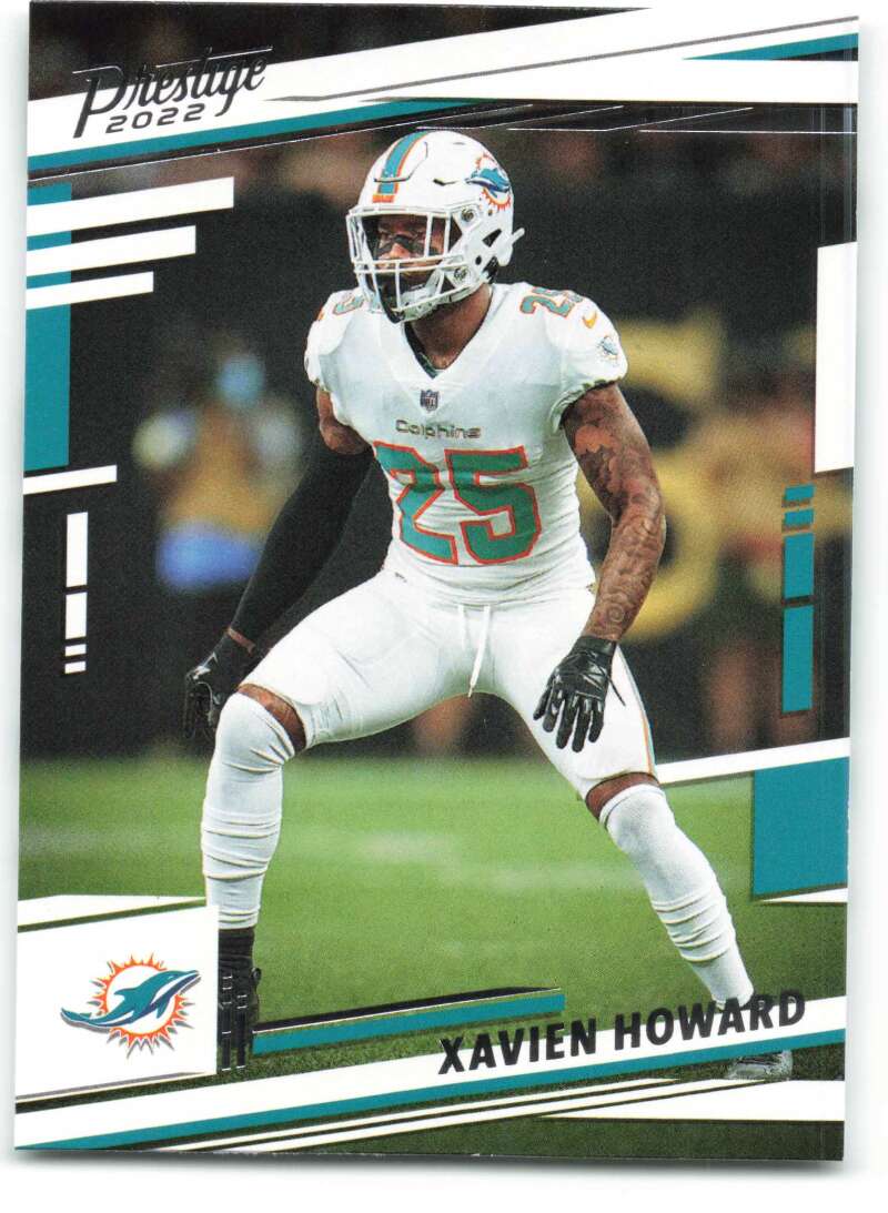 2022 Panini Prestige #186 Xavien Howard Miami Dolphins V89136 Image 1