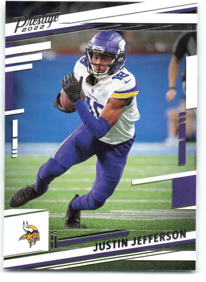 2022 Panini Prestige #192 Justin Jefferson Minnesota Vikings V89141 Image 1