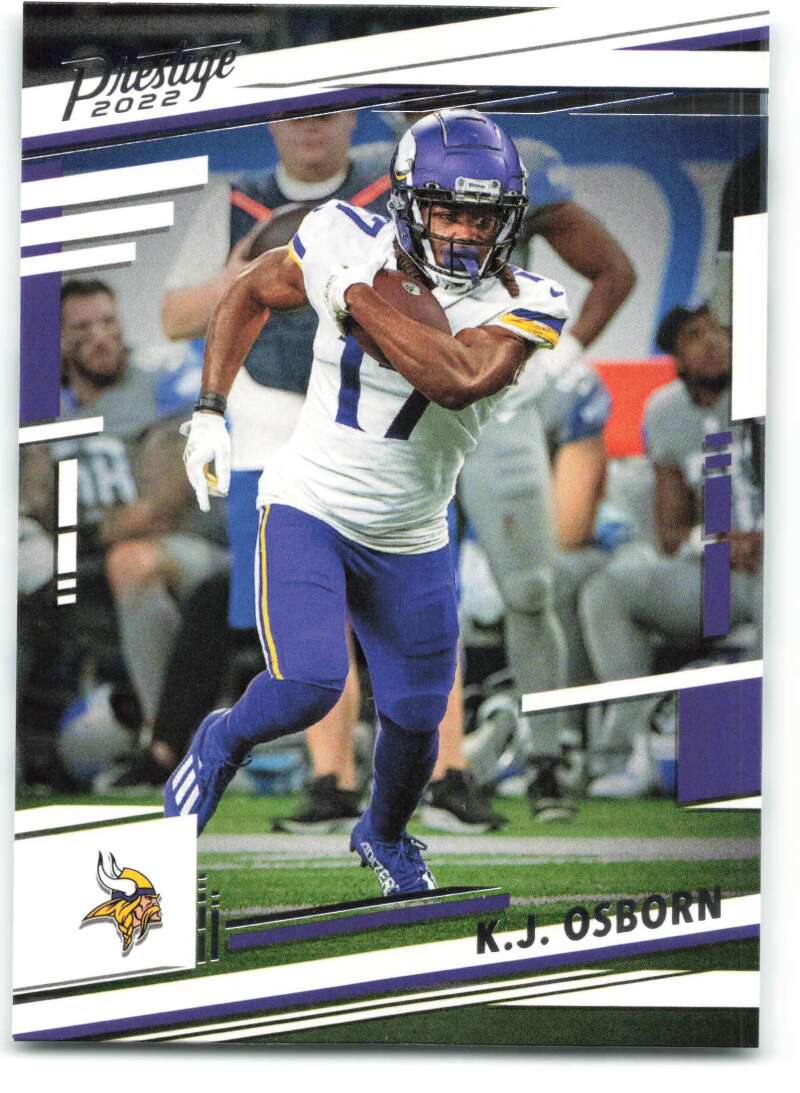 2022 Panini Prestige #194 K.J. Osborn Minnesota Vikings V89143 Image 1