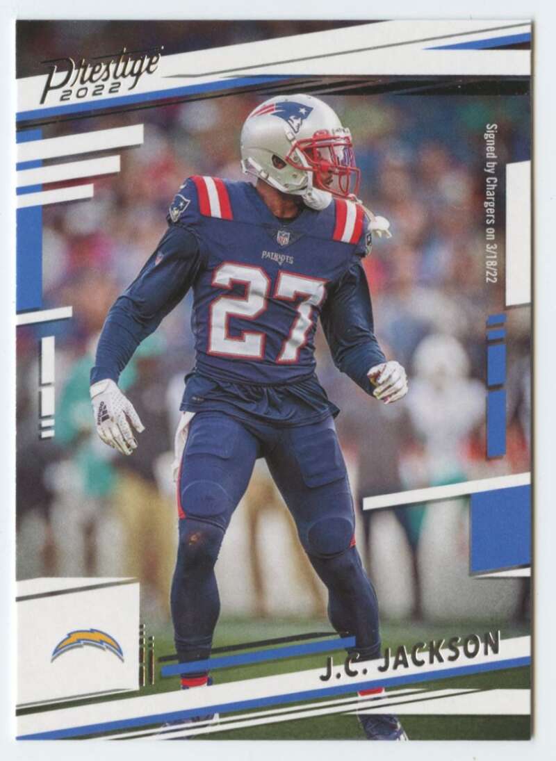 2022 Panini Prestige #205 J.C. Jackson Los Angeles Chargers V89155 Image 1