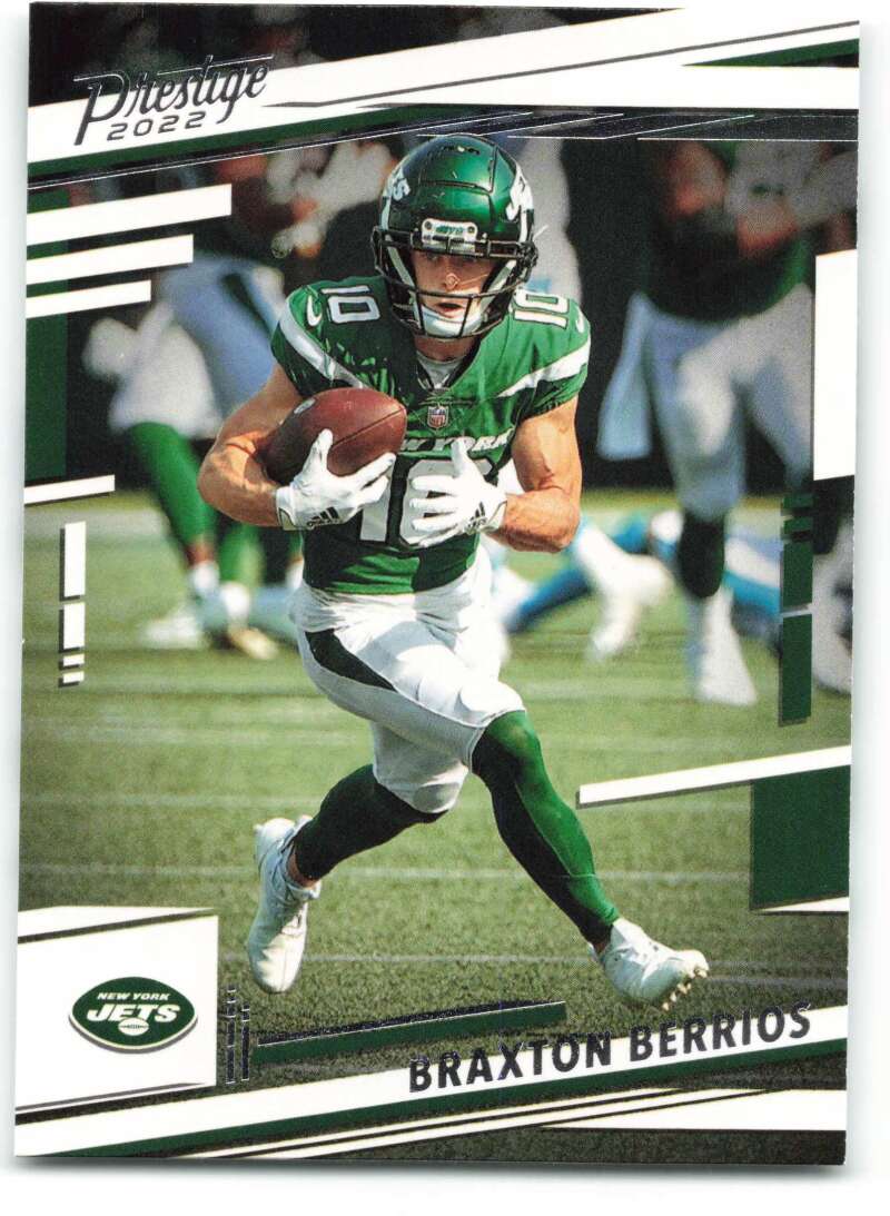 2022 Panini Prestige #229 Braxton Berrios New York Jets V89173 Image 1