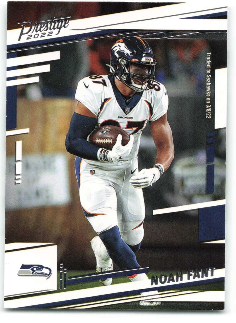 2022 Panini Prestige #259 Noah Fant Seattle Seahawks V89203 Image 1