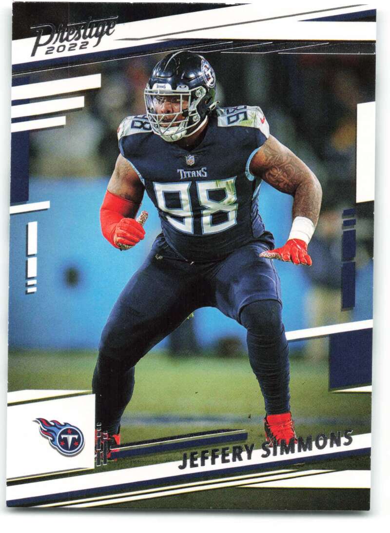 2022 Panini Prestige #289 Jeffery Simmons Tennessee Titans V89230 Image 1