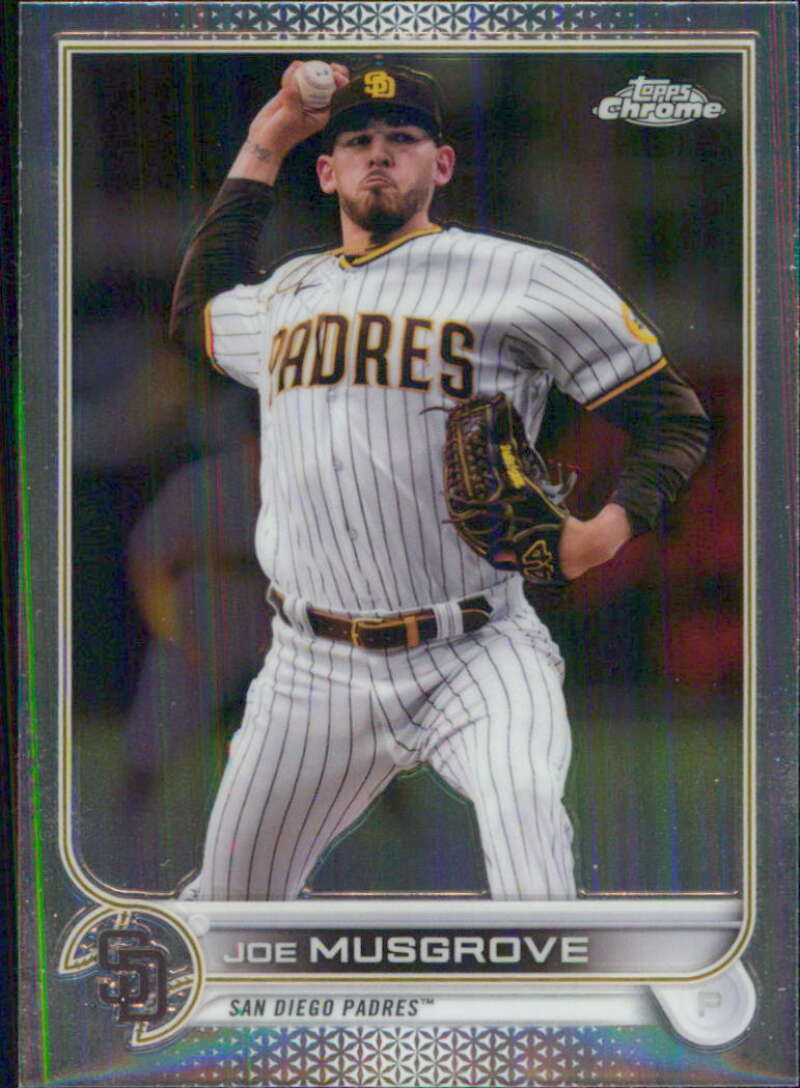 2022 Topps Chrome #11 Joe Musgrove San Diego Padres V91579 Image 1