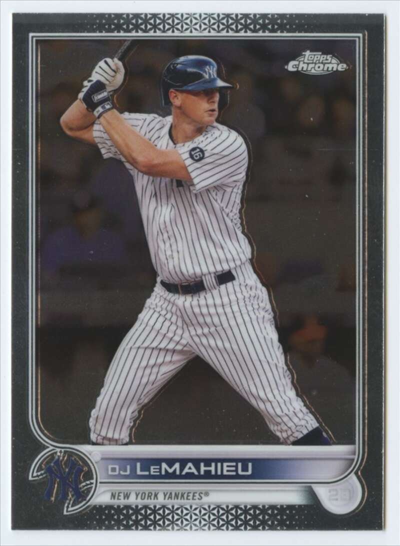 2022 Topps Chrome #20 DJ LeMahieu New York Yankees V91583 Image 1