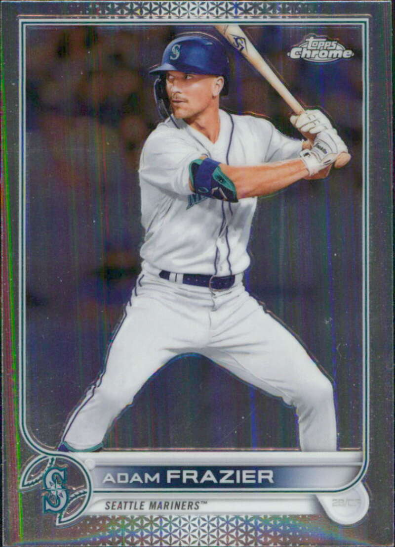 2022 Topps Chrome #47 Adam Frazier Seattle Mariners V91588 Image 1