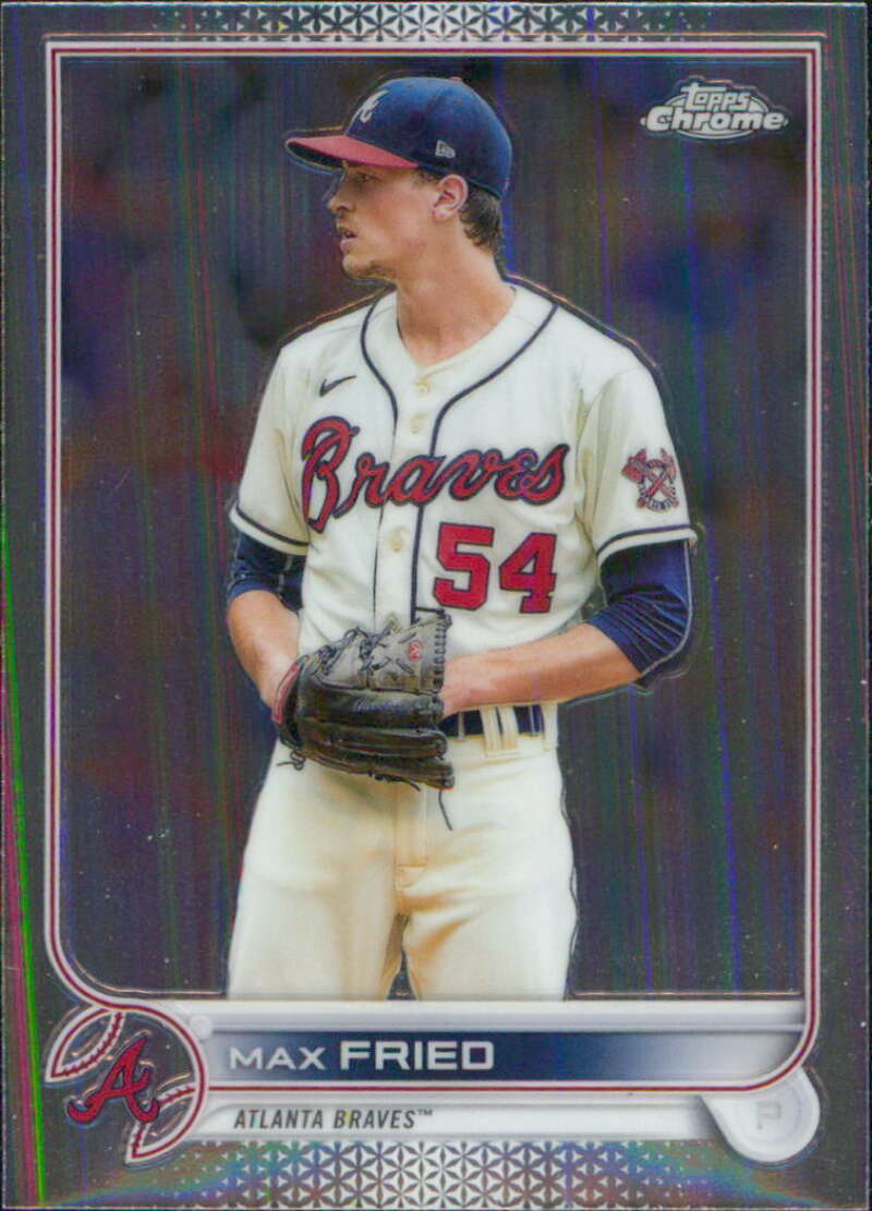 2022 Topps Chrome #75 Max Fried Atlanta Braves V91591 Image 1