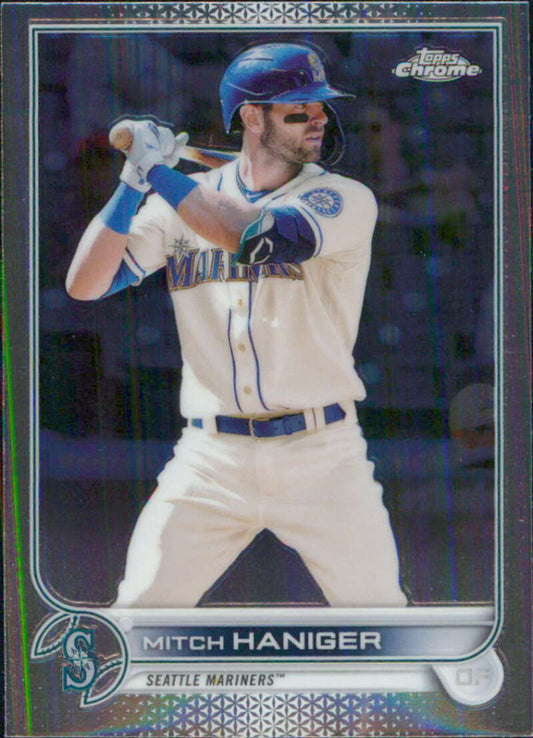 2022 Topps Chrome #92 Mitch Haniger  Seattle Mariners  V91594 Image 1