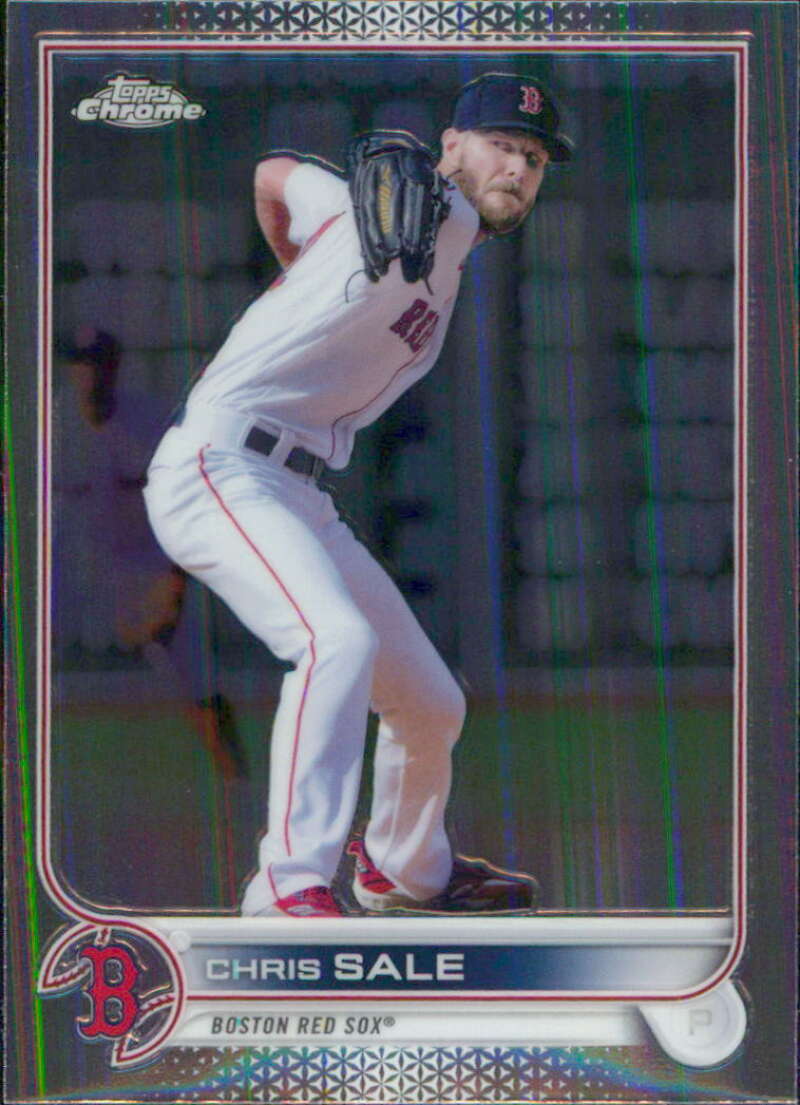 2022 Topps Chrome #118 Chris Sale Boston Red Sox V91600 Image 1
