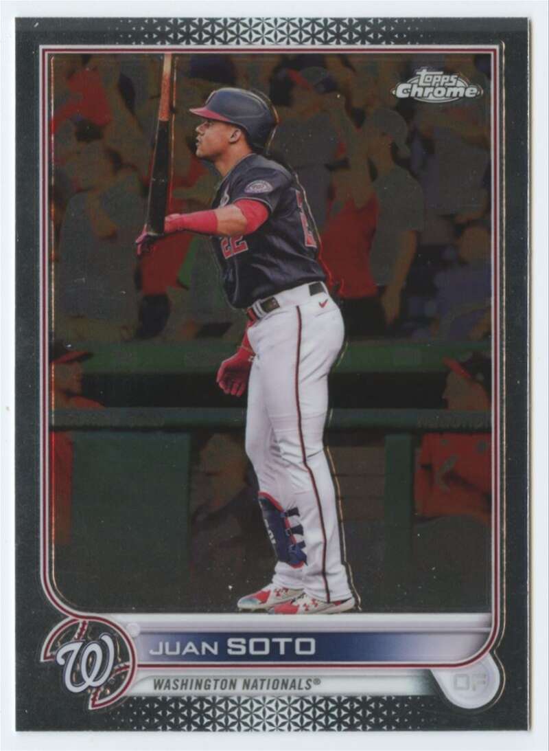 2022 Topps Chrome #129 Juan Soto Washington Nationals V91603 Image 1