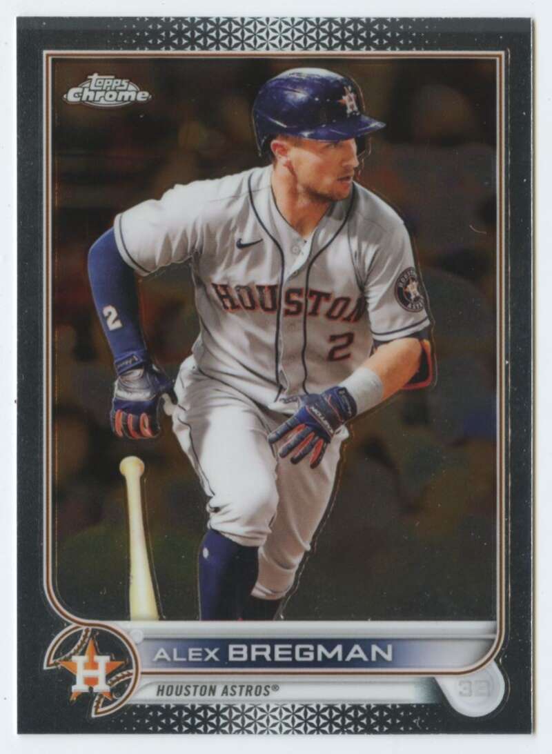 2022 Topps Chrome #141 Alex Bregman Houston Astros V91607 Image 1