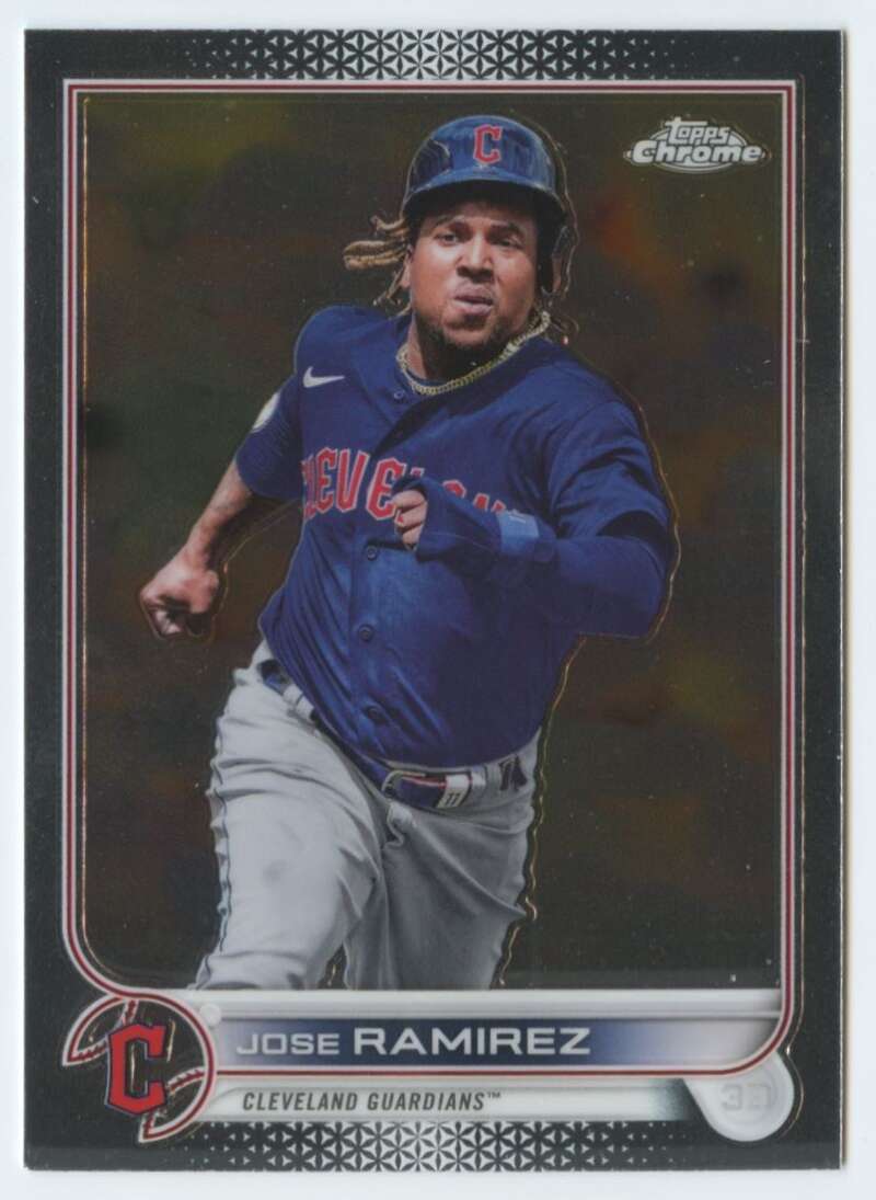 2022 Topps Chrome #151 Jose Ramirez Cleveland Guardians V91610 Image 1