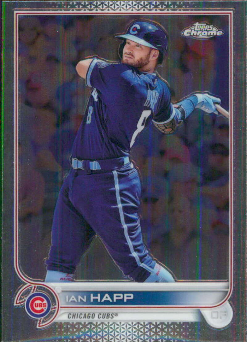 2022 Topps Chrome #199 Ian Happ Chicago Cubs V91618 Image 1