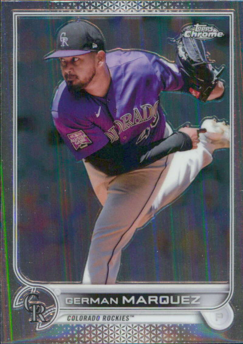 2022 Topps Chrome #219 German Marquez Colorado Rockies V91623 Image 1