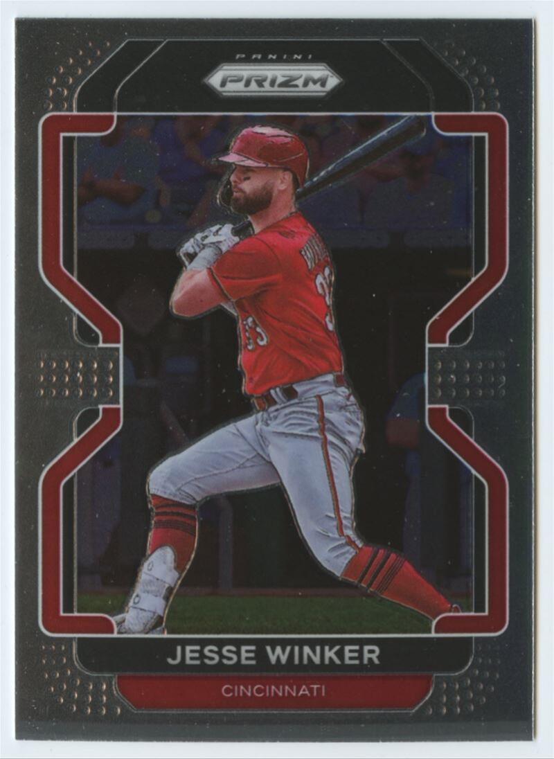 2022 Panini Prizm Tier II #128 Jesse Winker Cincinnati Reds V91805 Image 1