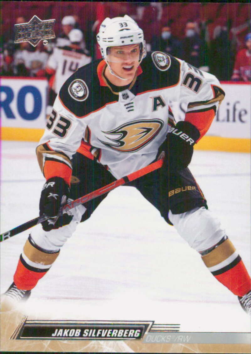 2022-23 Upper Deck Hockey #5 Jakob Silfverberg Anaheim Ducks Image 1