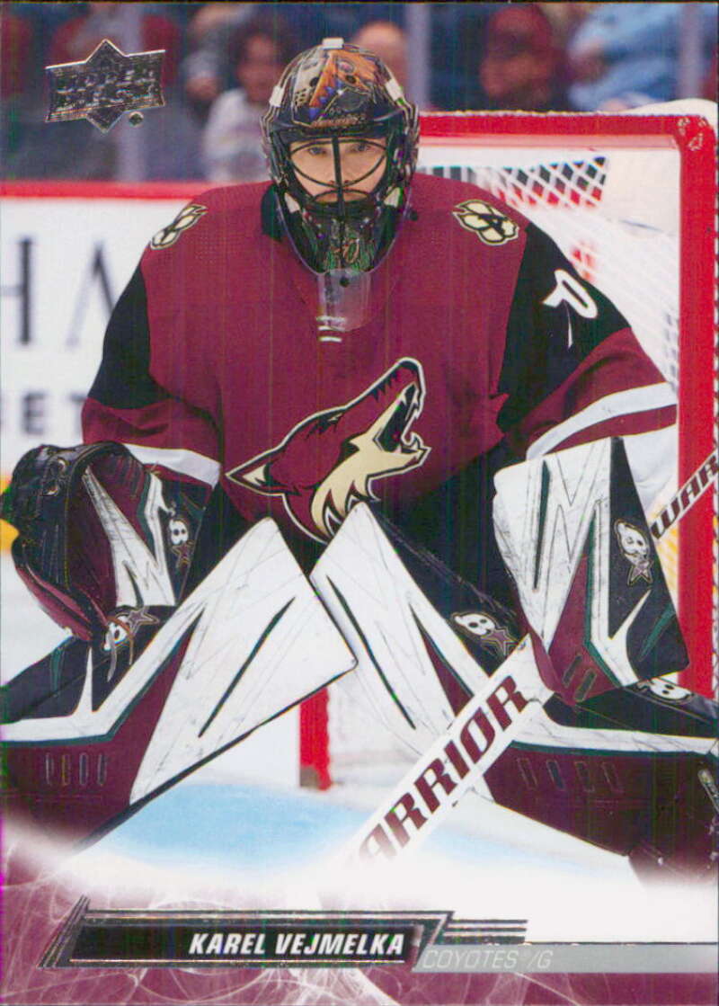 2022-23 Upper Deck Hockey #12 Karel Vejmelka Arizona Coyotes Image 1