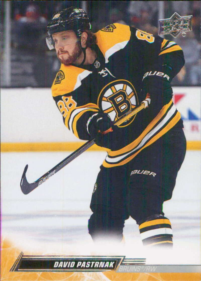 2022-23 Upper Deck Hockey #16 David Pastrnak Boston Bruins Image 1