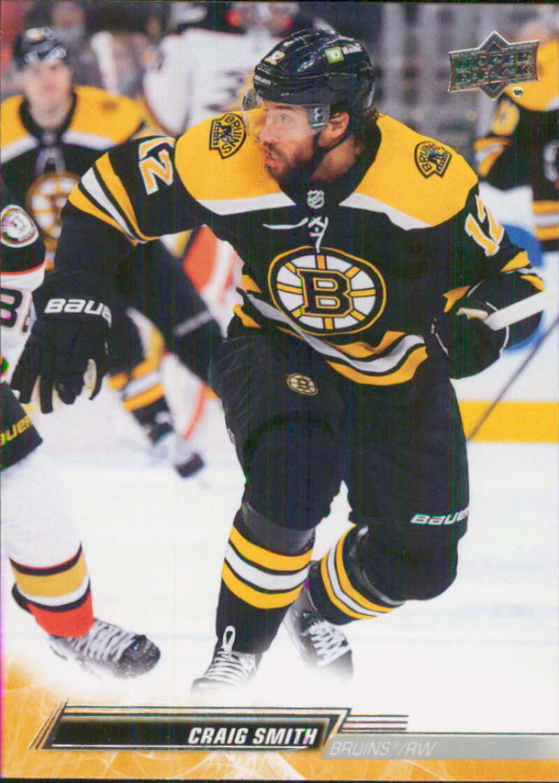 2022-23 Upper Deck Hockey #17 Craig Smith Boston Bruins Image 1