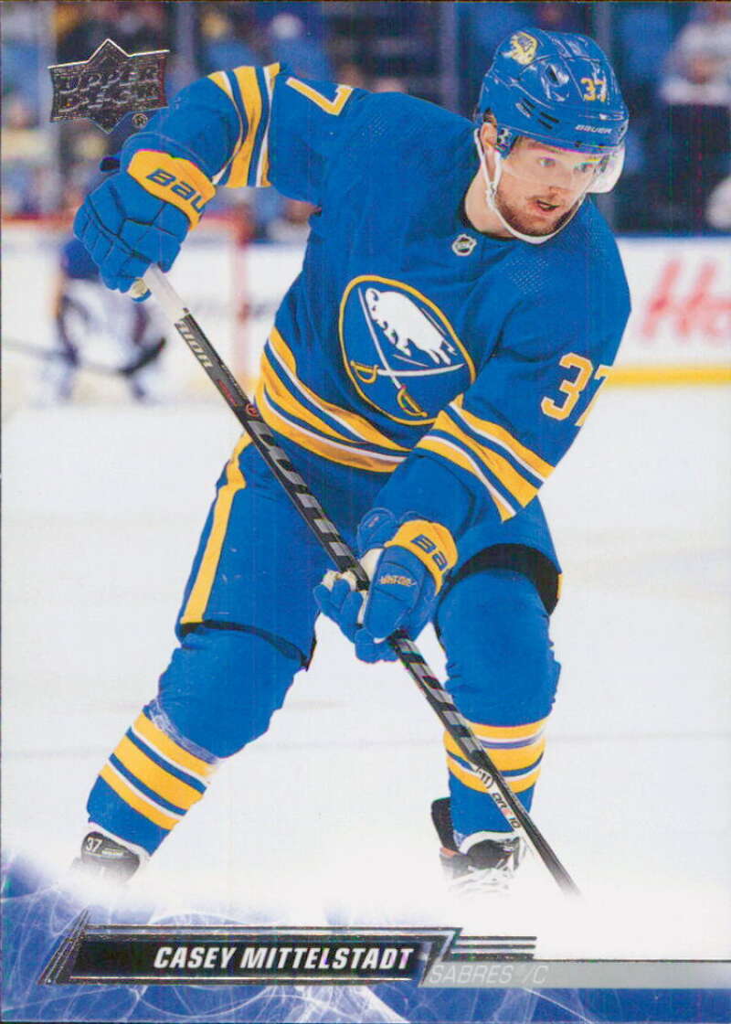 2022-23 Upper Deck Hockey #20 Casey Mittelstadt Buffalo Sabres Image 1