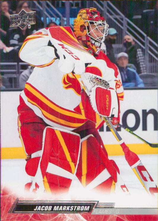 2022-23 Upper Deck Hockey #30 Jacob Markstrom  Calgary Flames  Image 1