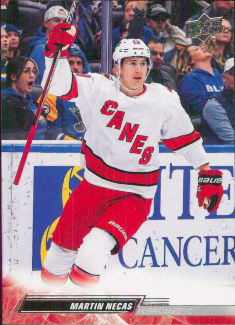 2022-23 Upper Deck Hockey #35 Martin Necas Carolina Hurricanes Image 1