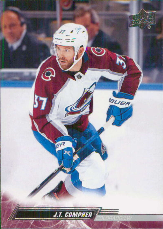 2022-23 Upper Deck Hockey #44 J.T. Compher  Colorado Avalanche  Image 1