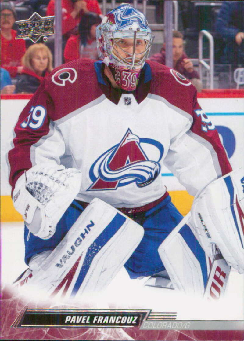 2022-23 Upper Deck Hockey #45 Pavel Francouz Colorado Avalanche Image 1