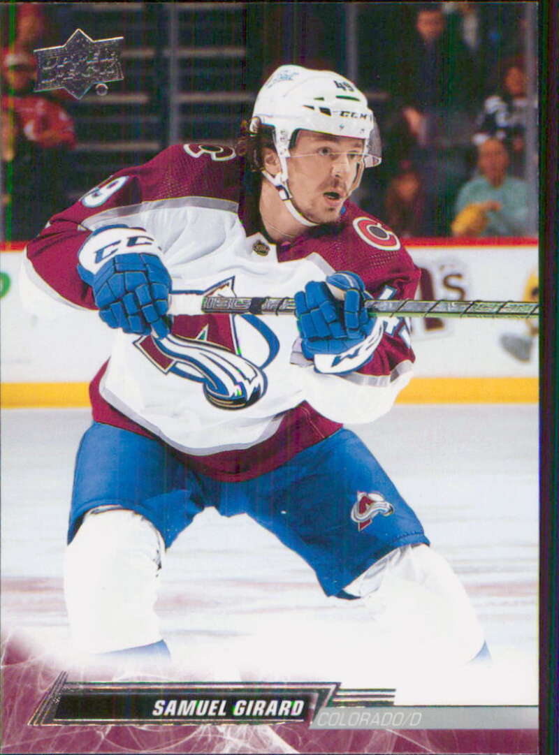 2022-23 Upper Deck Hockey #46 Samuel Girard Colorado Avalanche Image 1