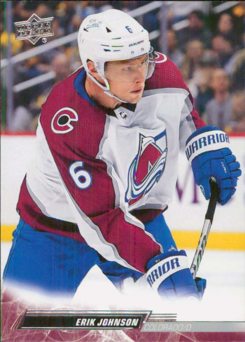 2022-23 Upper Deck Hockey #47 Erik Johnson Colorado Avalanche Image 1
