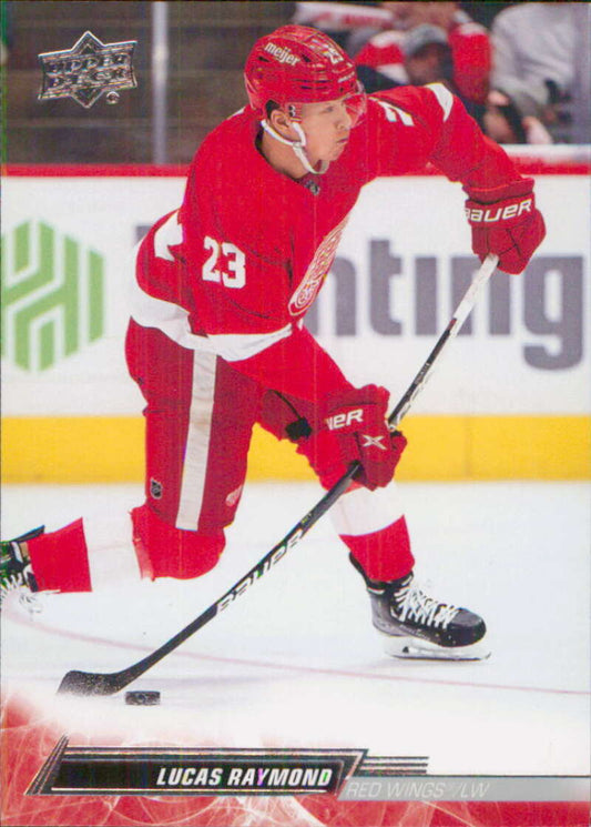 2022-23 Upper Deck Hockey #66 Lucas Raymond  Detroit Red Wings  Image 1