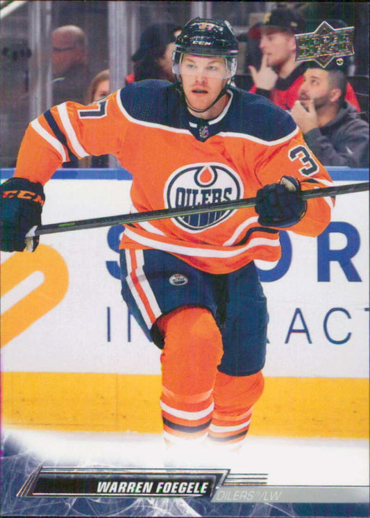 2022-23 Upper Deck Hockey #69 Warren Foegele  Edmonton Oilers  Image 1