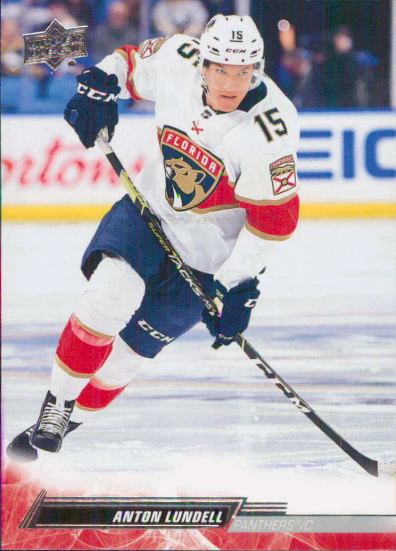 2022-23 Upper Deck Hockey #76 Anton Lundell Florida Panthers Image 1