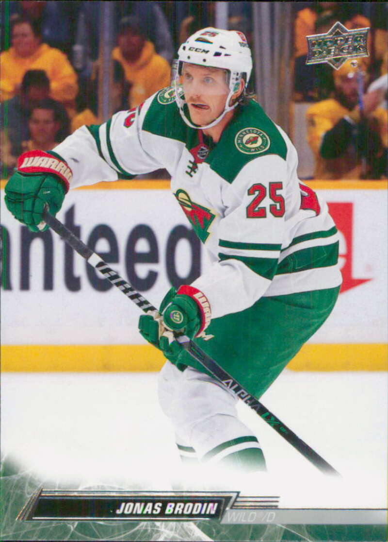 2022-23 Upper Deck Hockey #87 Jonas Brodin Minnesota Wild Image 1
