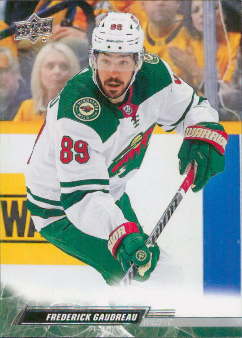 2022-23 Upper Deck Hockey #89 Frederick Gaudreau Minnesota Wild Image 1