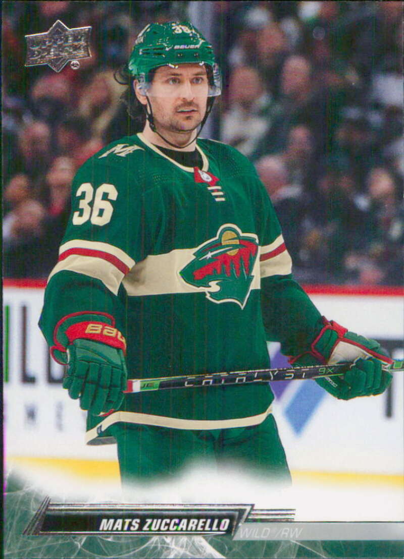 2022-23 Upper Deck Hockey #92 Mats Zuccarello Minnesota Wild Image 1