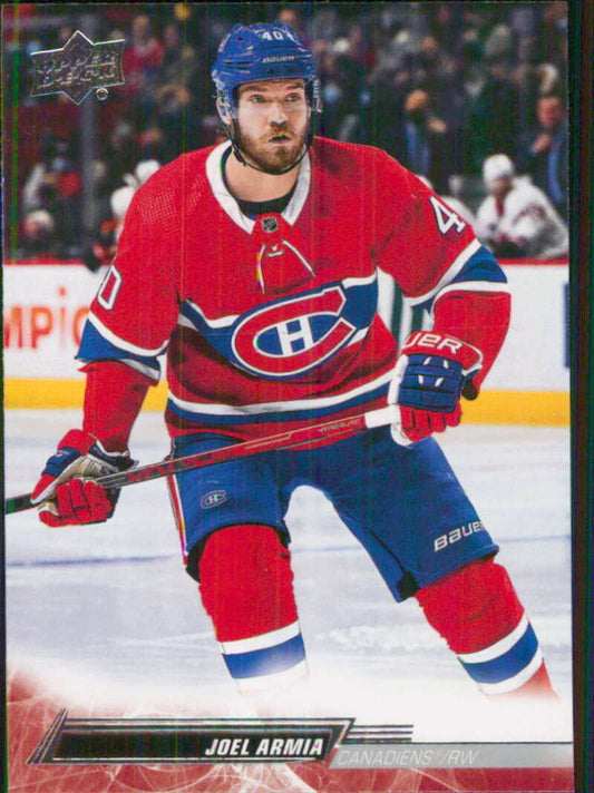 2022-23 Upper Deck Hockey #94 Joel Armia  Montreal Canadiens  Image 1