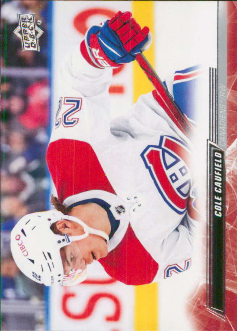 2022-23 Upper Deck Hockey #95 Cole Caufield Montreal Canadiens Image 1