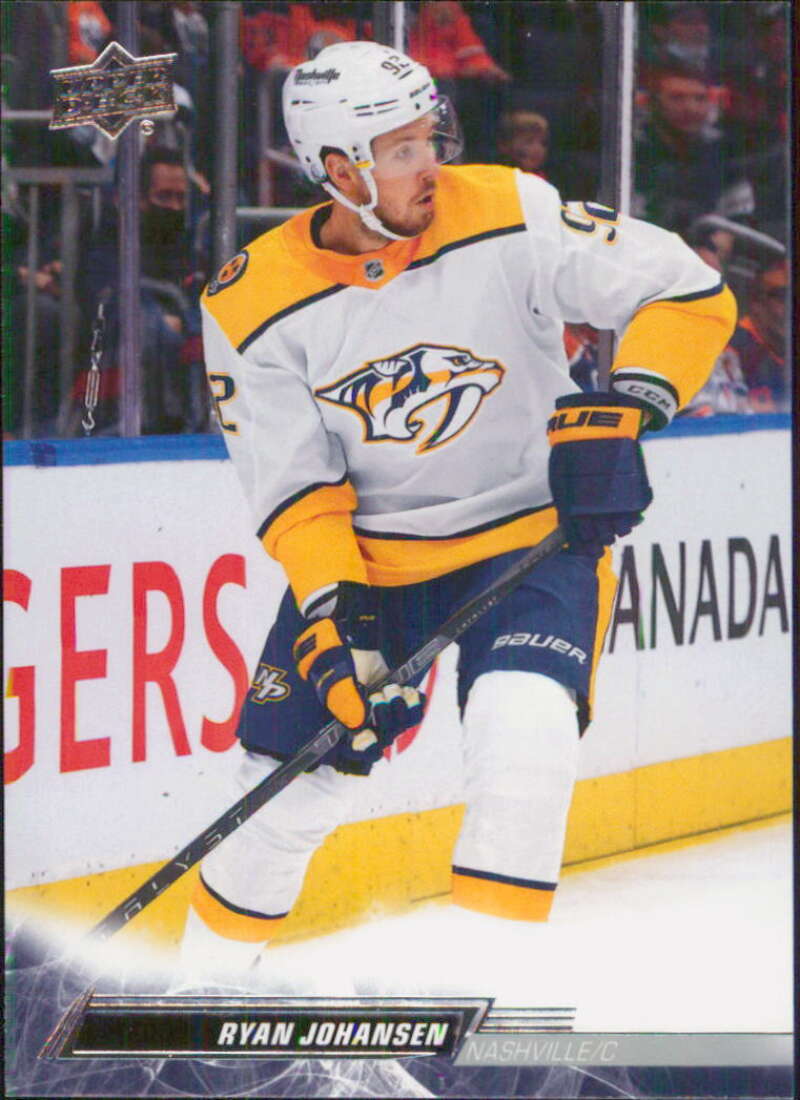 2022-23 Upper Deck Hockey #103 Ryan Johansen Nashville Predators Image 1