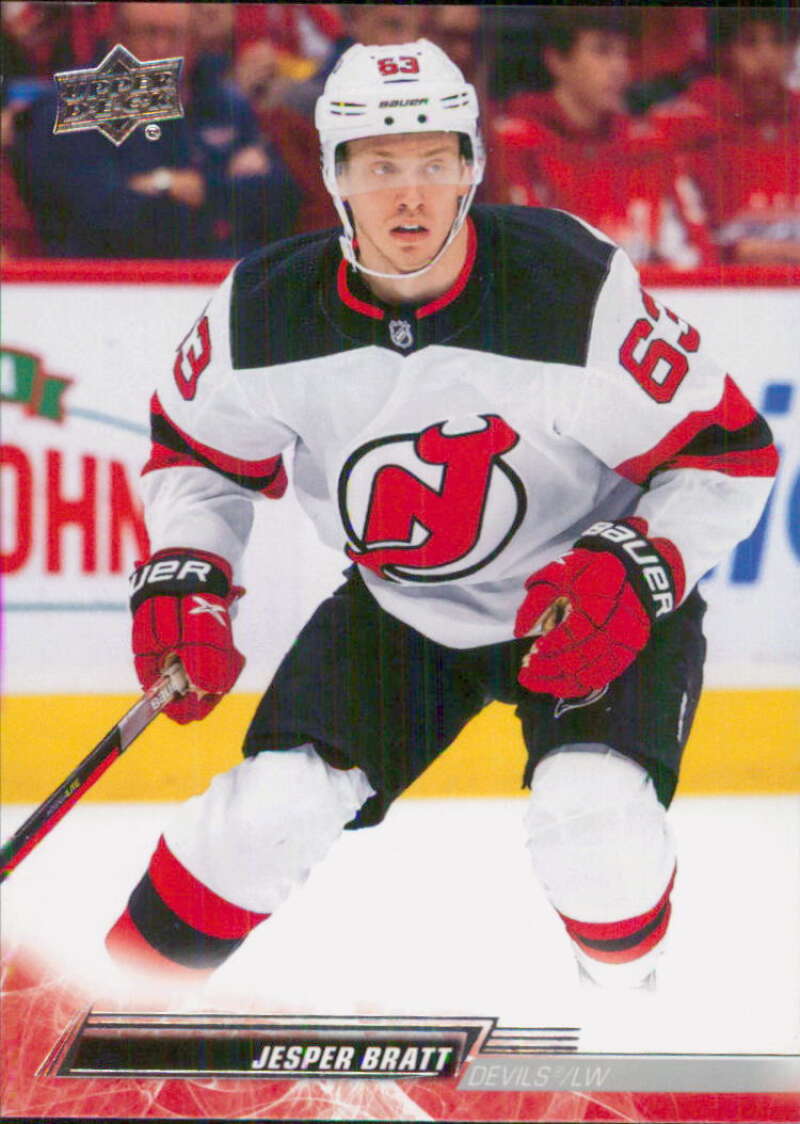 2022-23 Upper Deck Hockey #107 Jesper Bratt New Jersey Devils Image 1