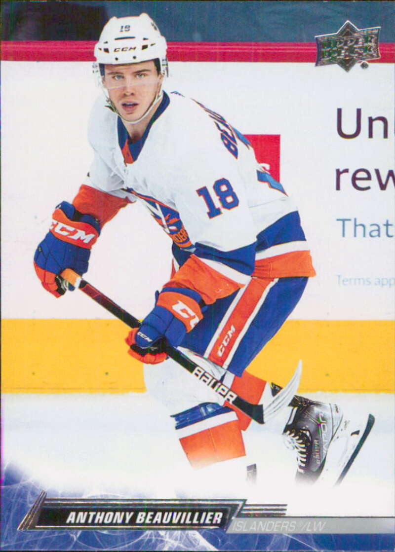 2022-23 Upper Deck Hockey #114 Anthony Beauvillier New York Islanders Image 1