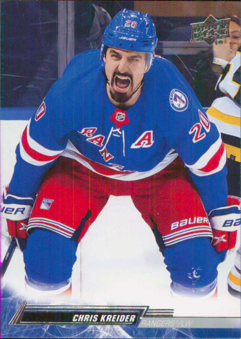 2022-23 Upper Deck Hockey #120 Chris Kreider New York Rangers Image 1