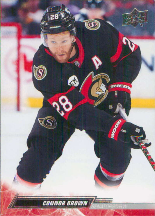 2022-23 Upper Deck Hockey #126 Connor Brown  Ottawa Senators  Image 1