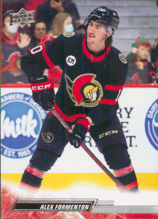 2022-23 Upper Deck Hockey #127 Alex Formenton  Ottawa Senators  Image 1