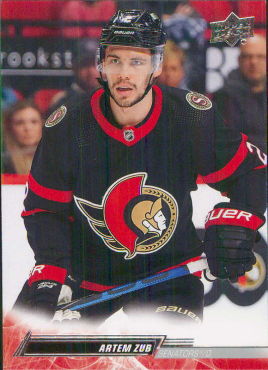 2022-23 Upper Deck Hockey #130 Artem Zub  Ottawa Senators  Image 1