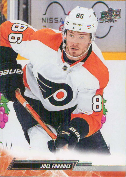 2022-23 Upper Deck Hockey #132 Joel Farabee  Philadelphia Flyers  Image 1