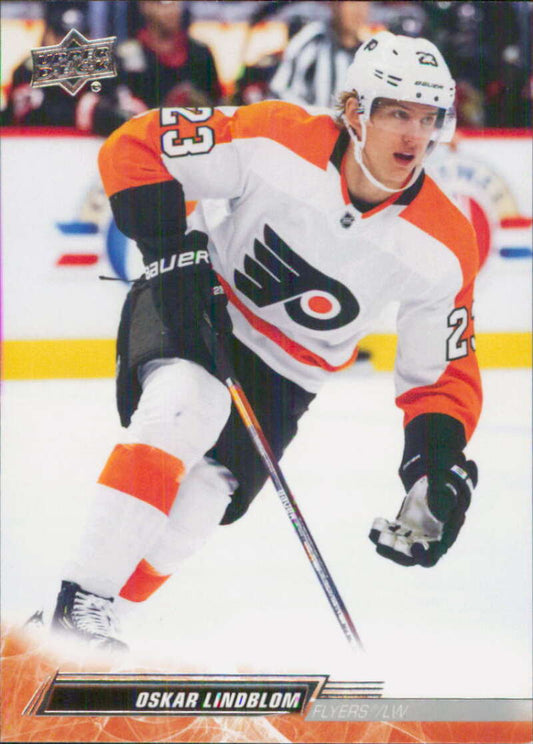 2022-23 Upper Deck Hockey #135 Oskar Lindblom  Philadelphia Flyers  Image 1