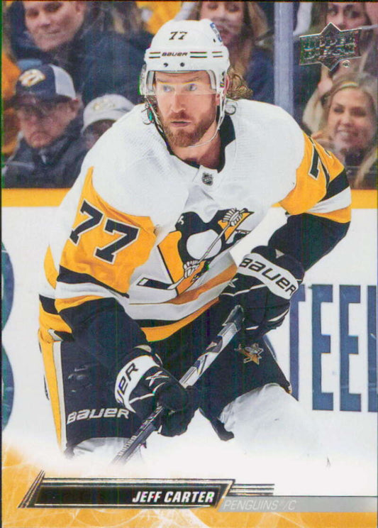 2022-23 Upper Deck Hockey #138 Jeff Carter  Pittsburgh Penguins  Image 1