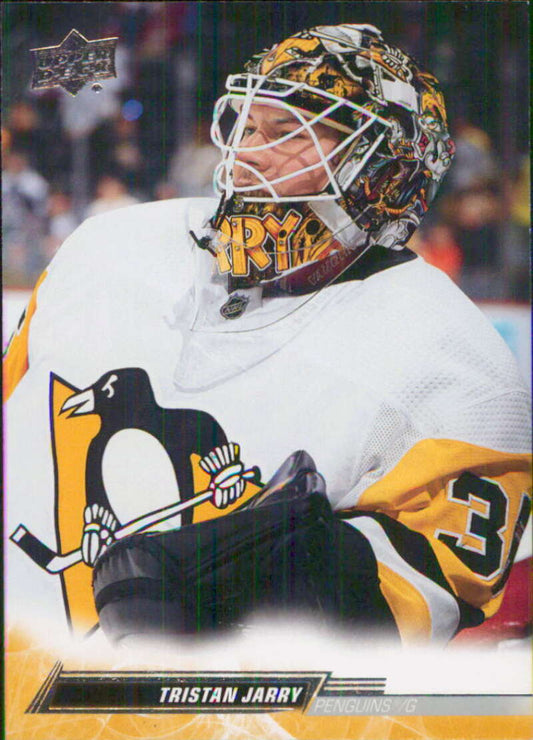2022-23 Upper Deck Hockey #140 Tristan Jarry  Pittsburgh Penguins  Image 1