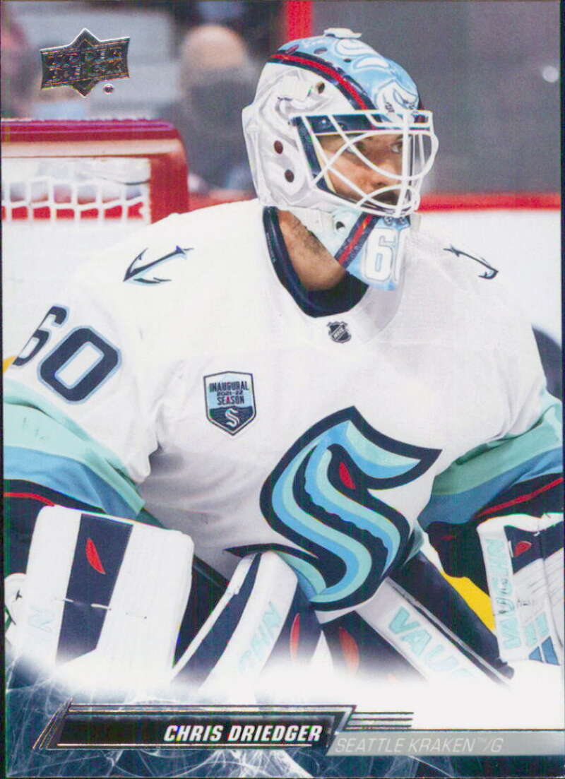 2022-23 Upper Deck Hockey #149 Chris Driedger Seattle Kraken Image 1